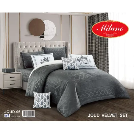 Milanobedlinen Comforter Joud Velvet Single 4pcs Set